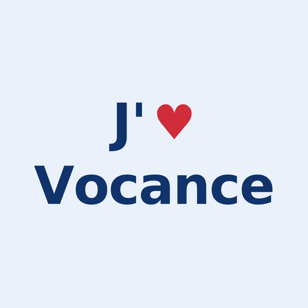 Sticker personnalisé Vocance — design J'aime Vocance