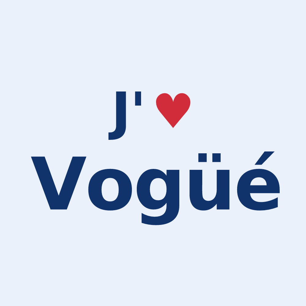 Sticker personnalisé Vogüé — design J'aime Vogüé