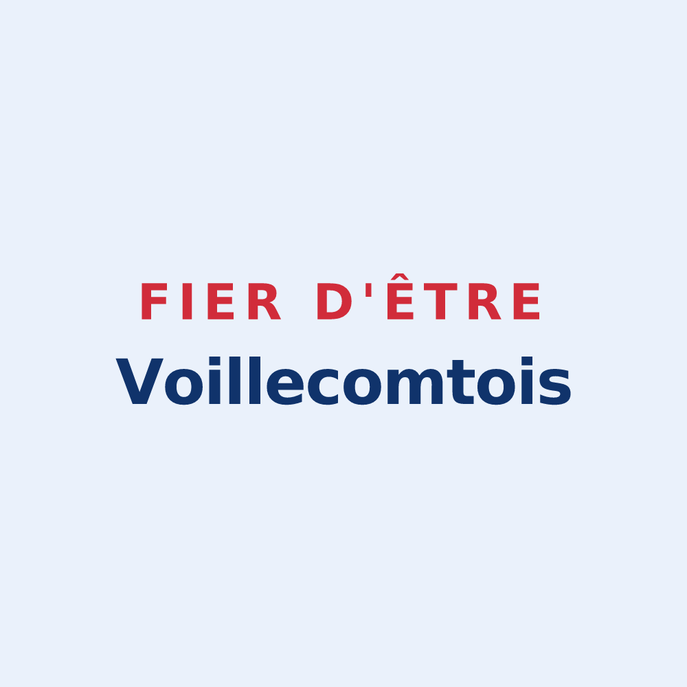 Sticker « Fier d'être Voillecomtois » — design pour Voillecomte