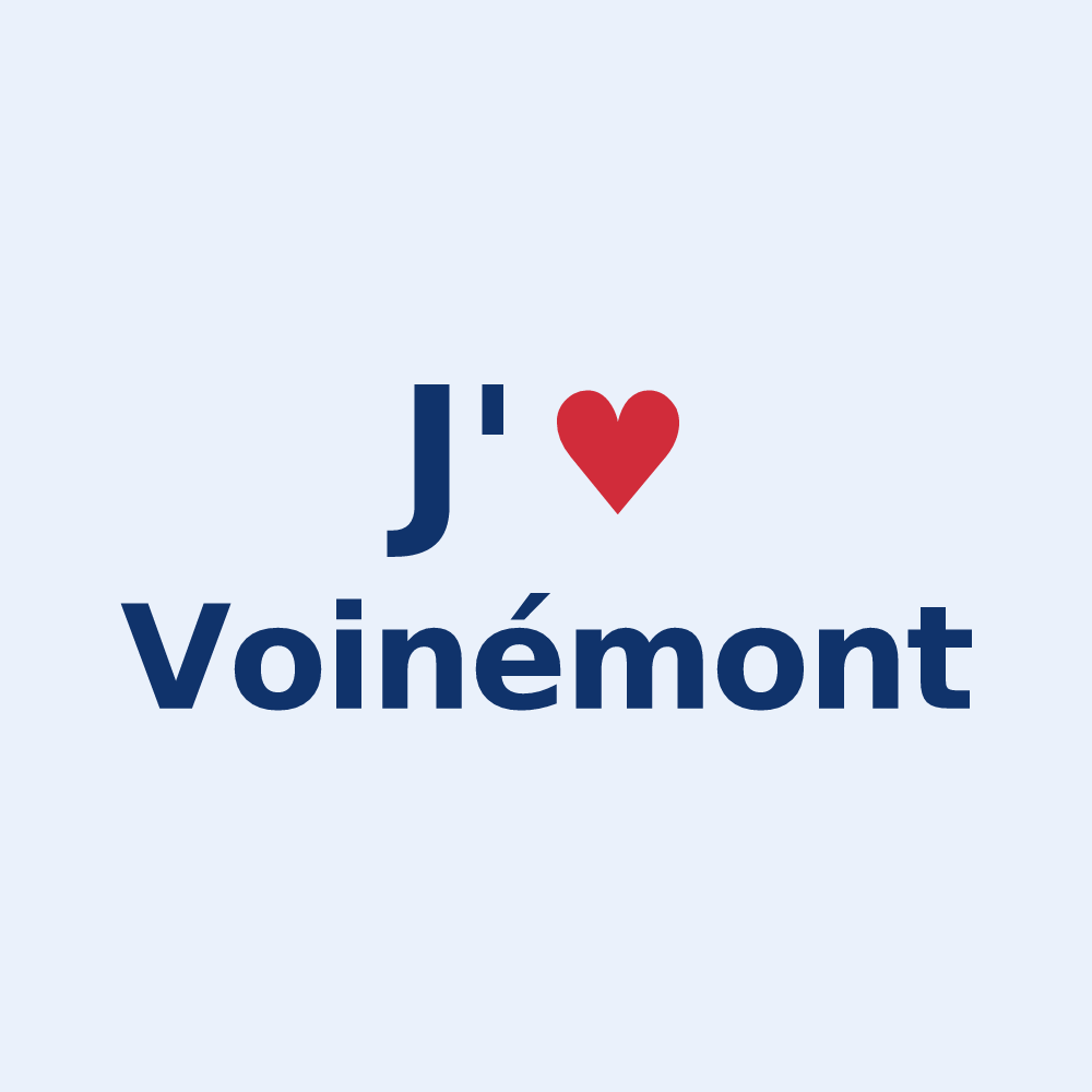 Sticker personnalisé Voinémont — design J'aime Voinémont