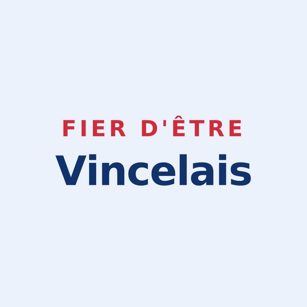 Sticker « Fier d'être Vincelais » — design pour Voinsles