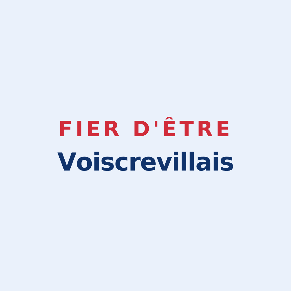 Sticker « Fier d'être Voiscrevillais » — design pour Voiscreville