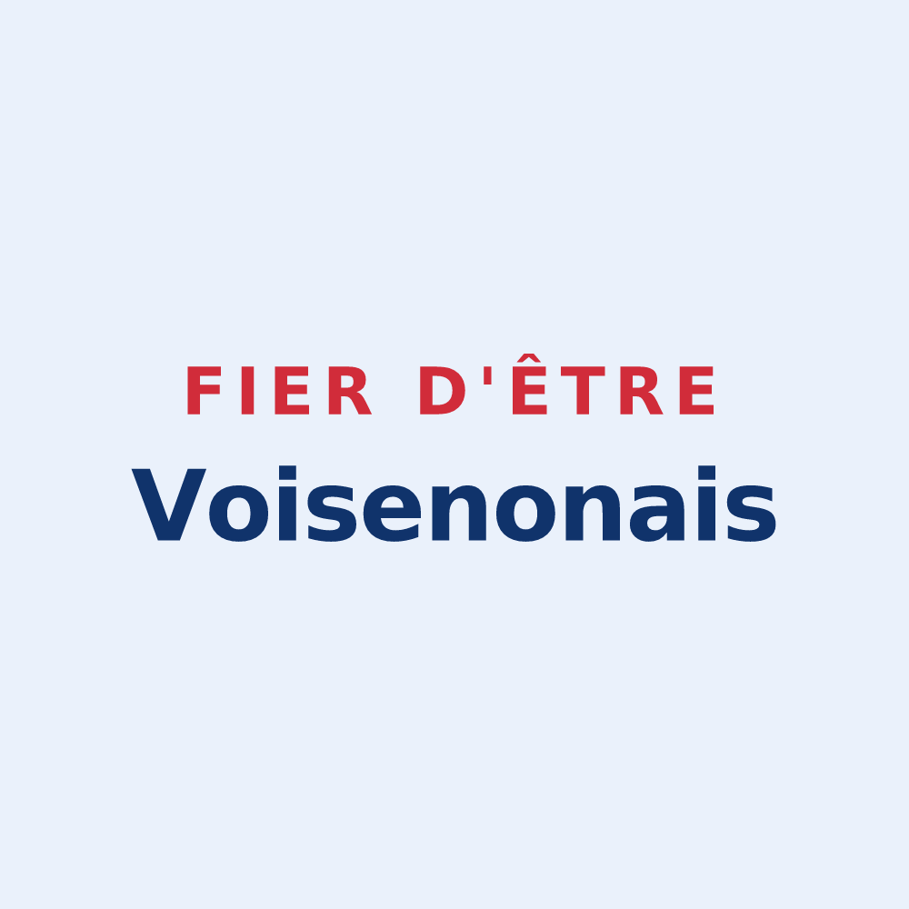 Sticker « Fier d'être Voisenonais » — design pour Voisenon
