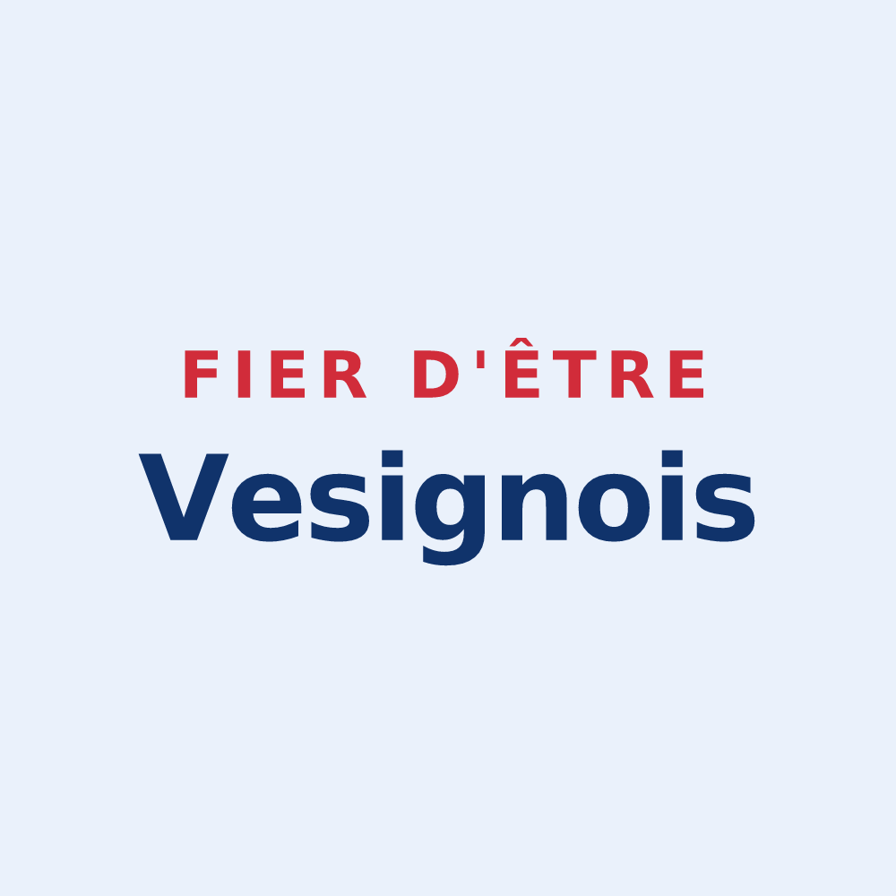 Sticker « Fier d'être Vesignois » — design pour Voisines
