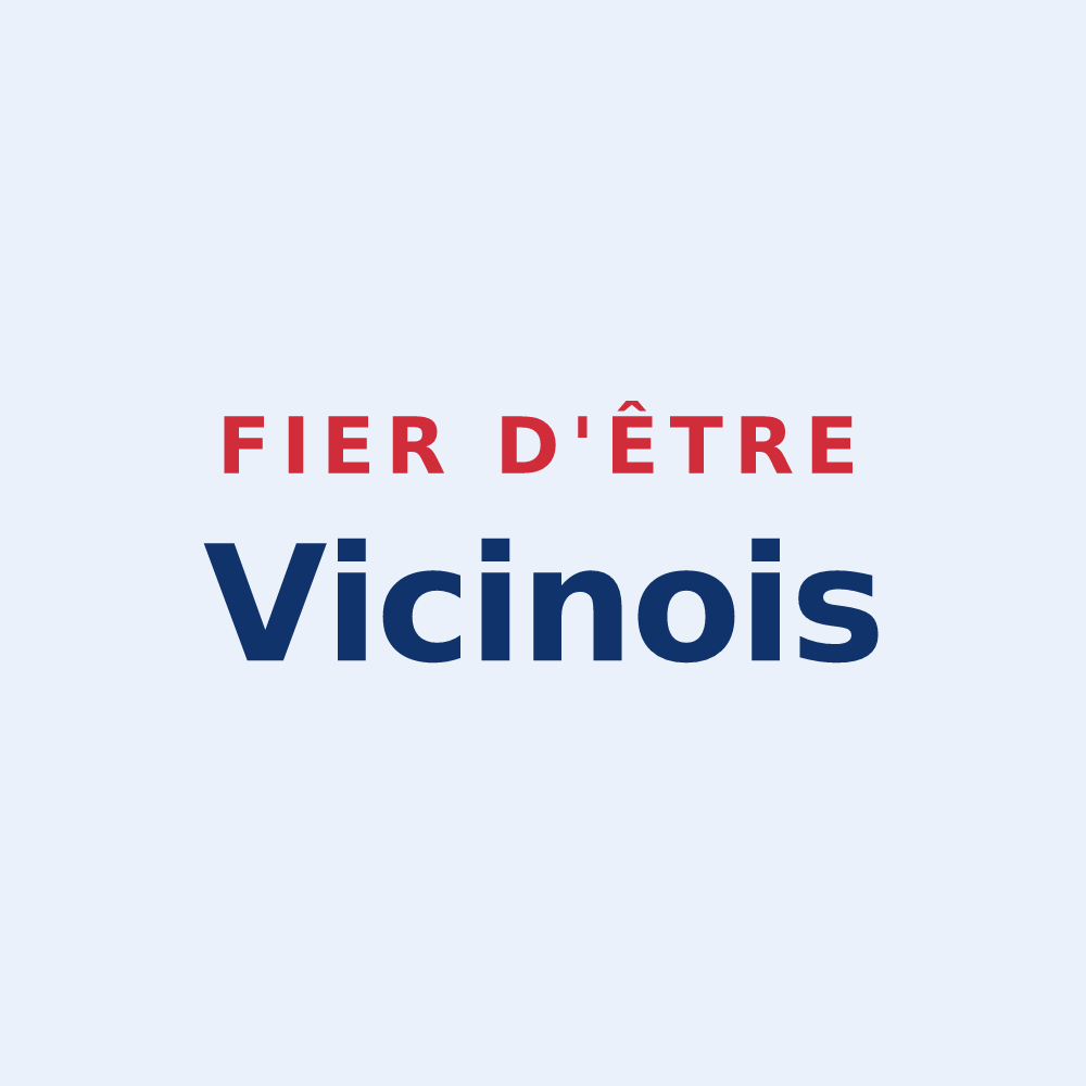 Sticker « Fier d'être Vicinois » — design pour Voisins-le-Bretonneux