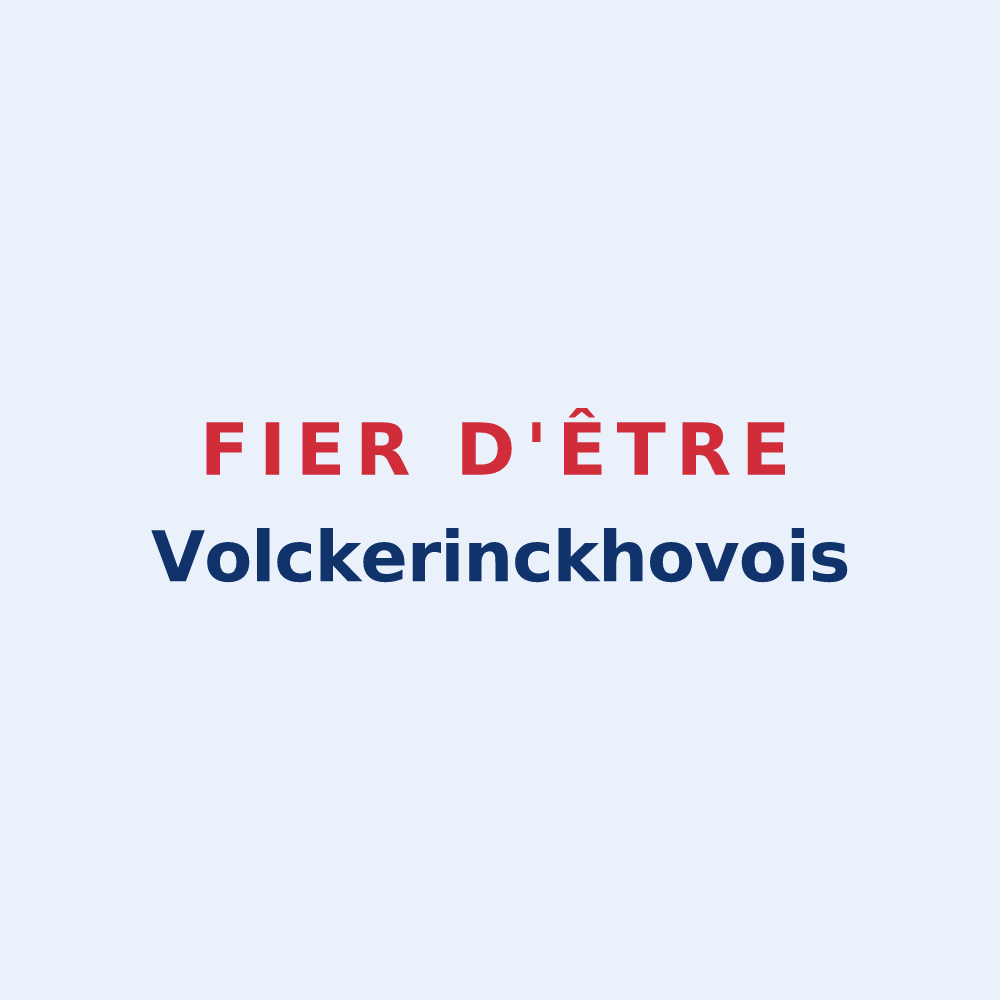 Sticker « Fier d'être Volckerinckhovois » — design pour Volckerinckhove