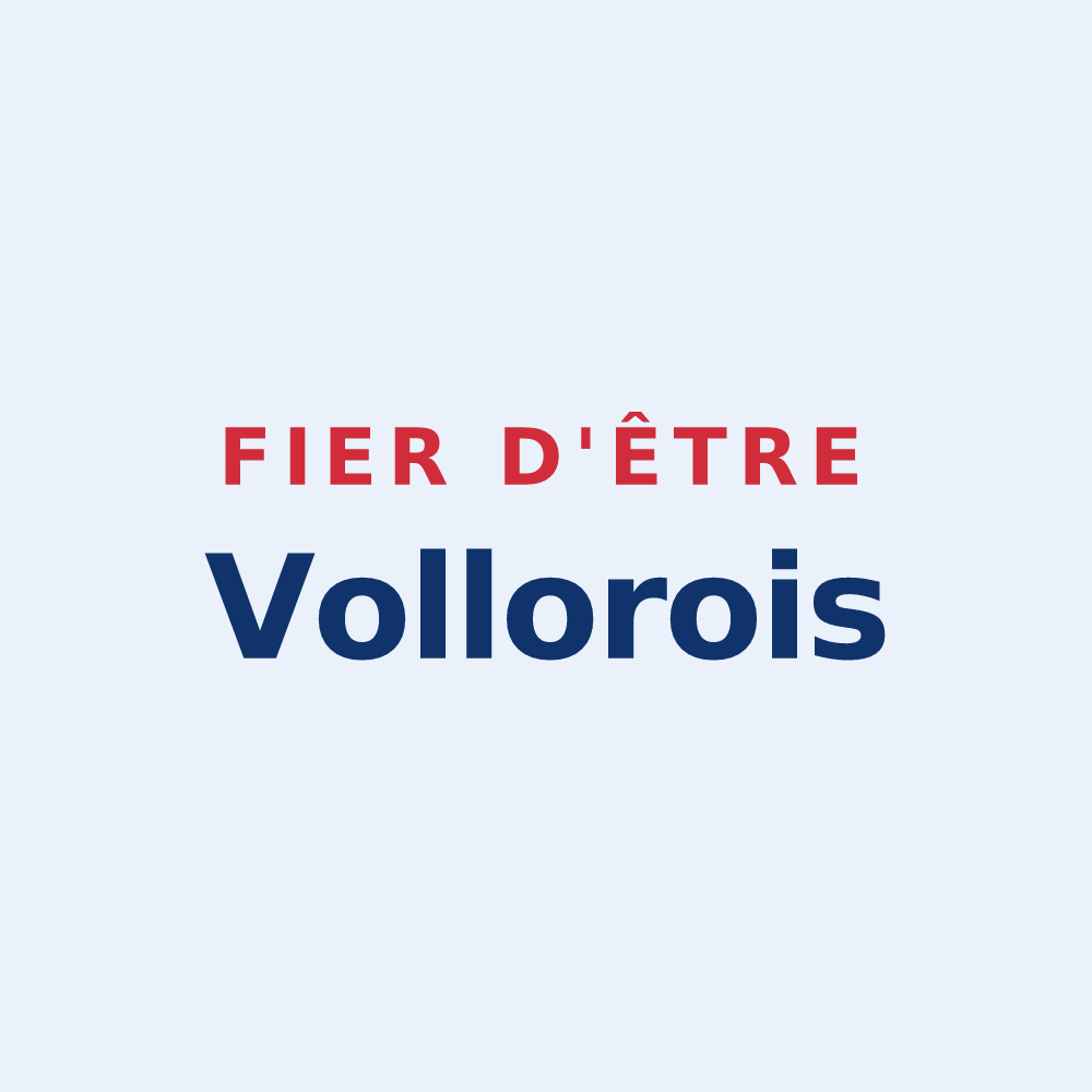 Sticker « Fier d'être Vollorois » — design pour Vollore-Ville