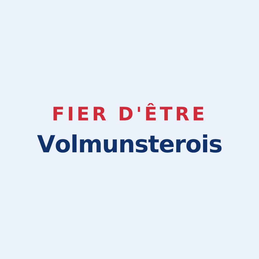 Sticker « Fier d'être Volmunsterois » — design pour Volmunster