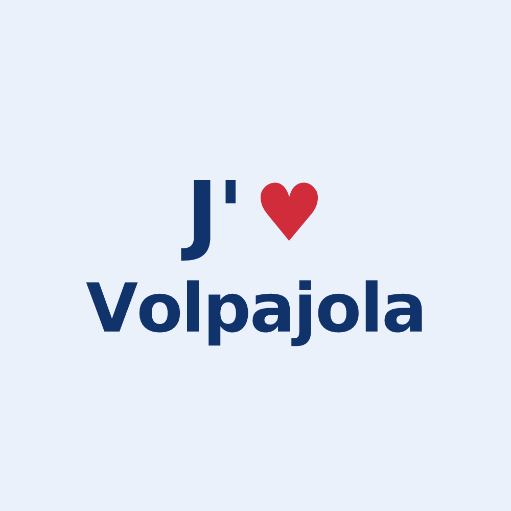 Sticker personnalisé Volpajola — design J'aime Volpajola