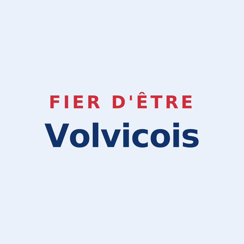 Sticker « Fier d'être Volvicois » — design pour Volvic