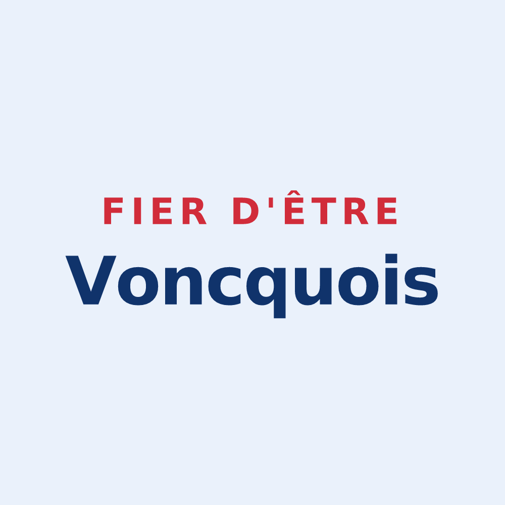 Sticker « Fier d'être Voncquois » — design pour Voncq