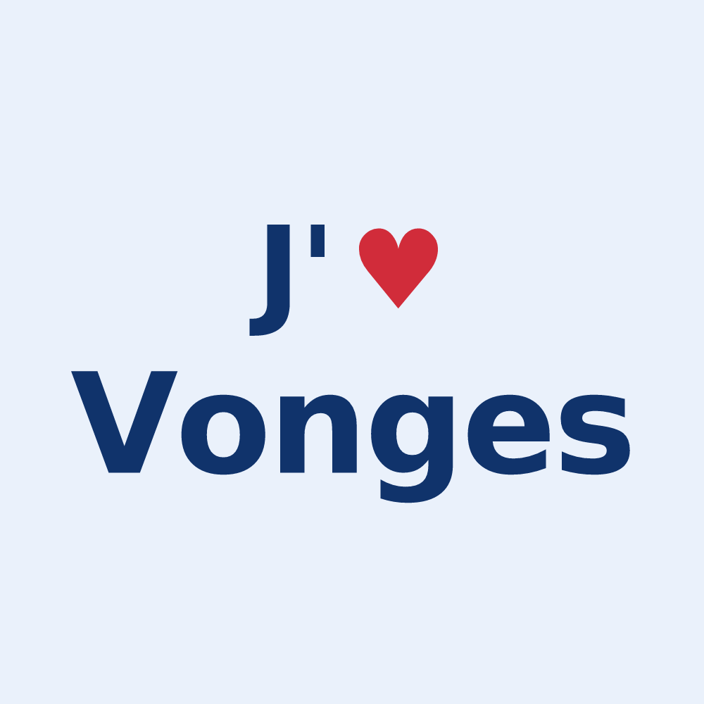Sticker personnalisé Vonges — design J'aime Vonges