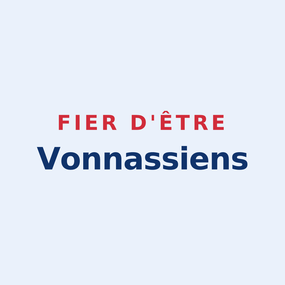 Sticker « Fier d'être Vonnassiens » — design pour Vonnas