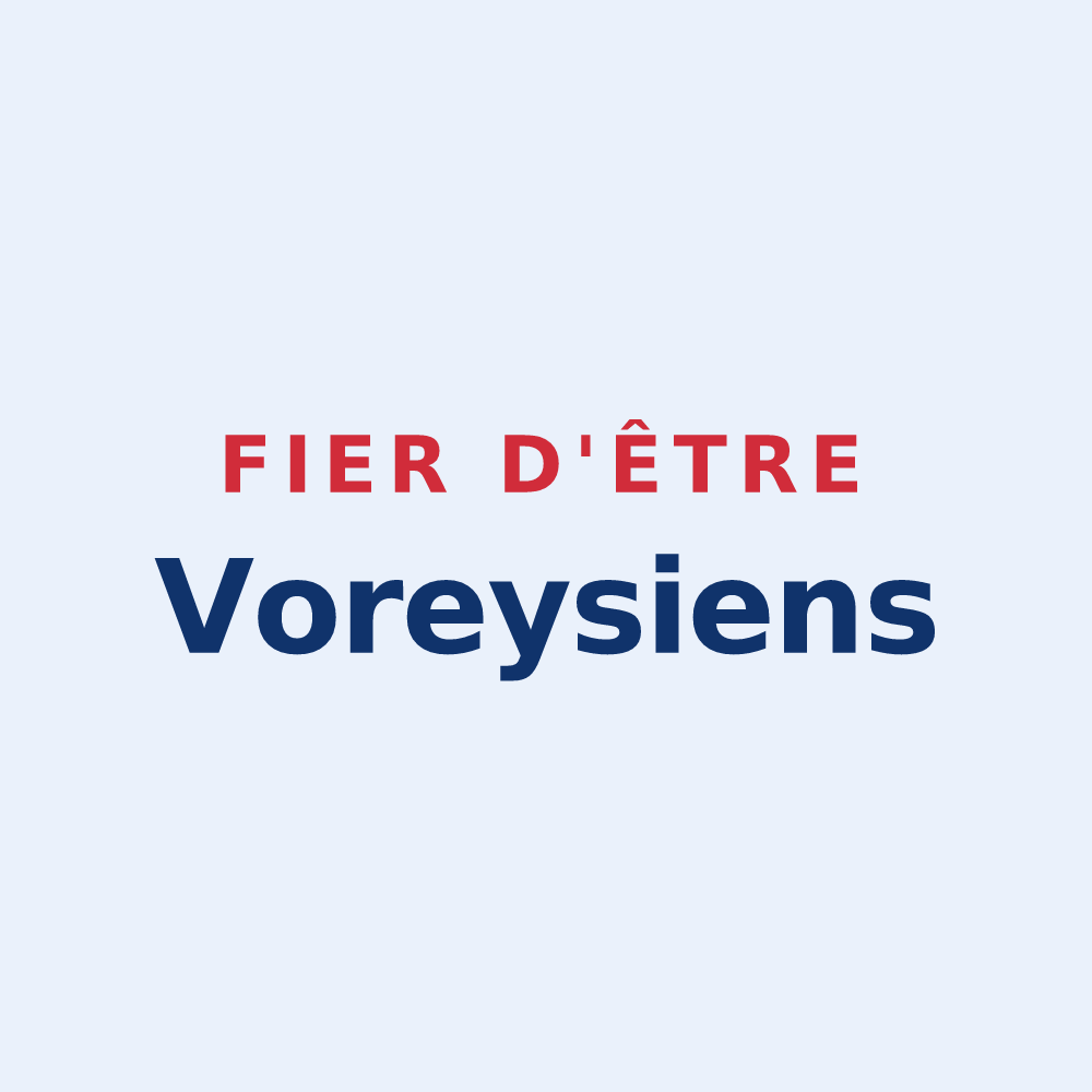 Sticker « Fier d'être Voreysiens » — design pour Vorey