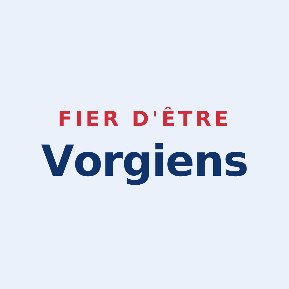 Sticker « Fier d'être Vorgiens » — design pour Vorges
