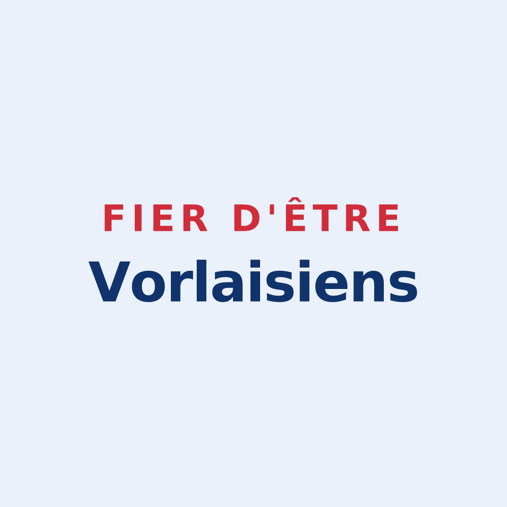Sticker « Fier d'être Vorlaisiens » — design pour Vorly