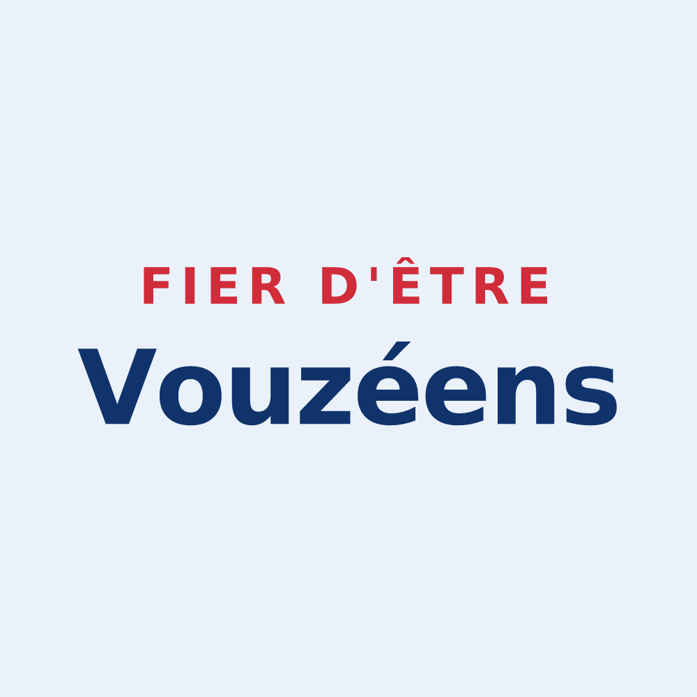 Sticker « Fier d'être Vouzéens » — design pour Vou