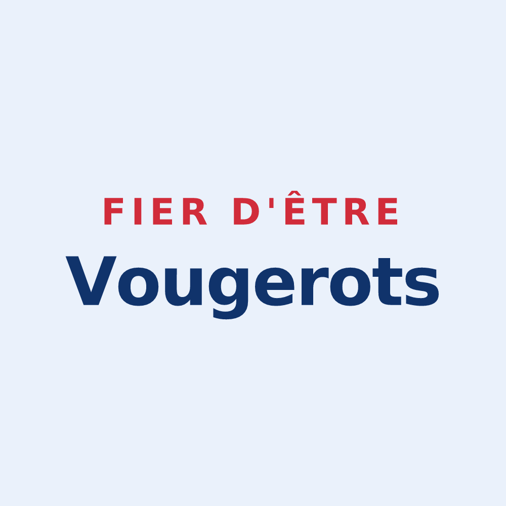Sticker « Fier d'être Vougerots » — design pour Vougy