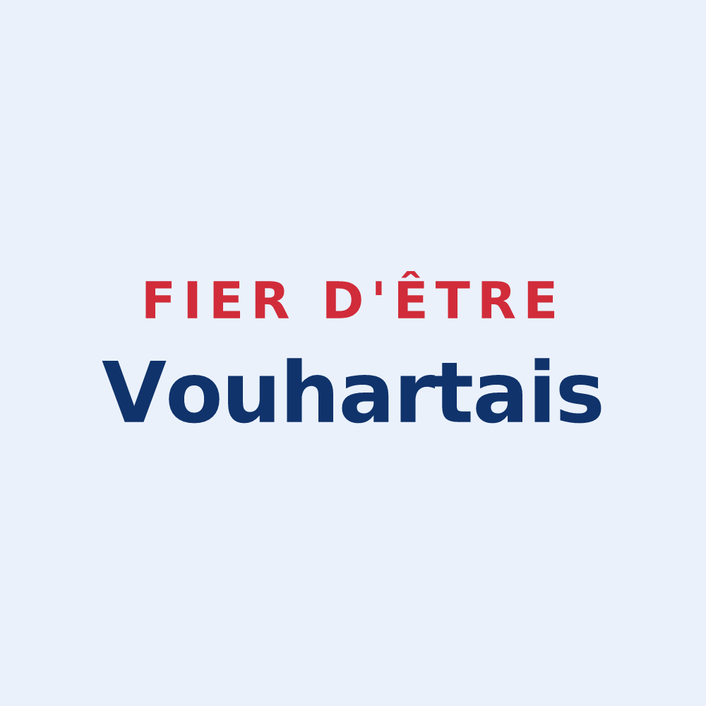 Sticker « Fier d'être Vouhartais » — design pour Vouharte
