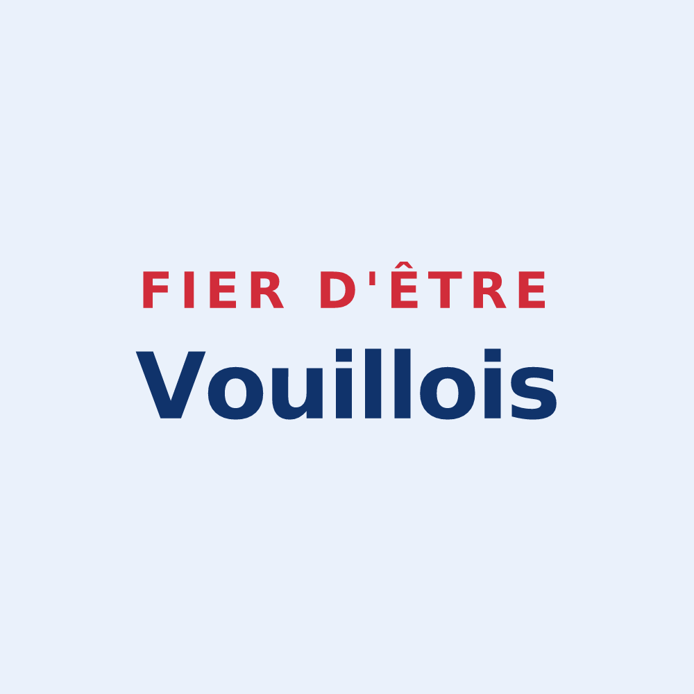 Sticker « Fier d'être Vouillois » — design pour Vouhé