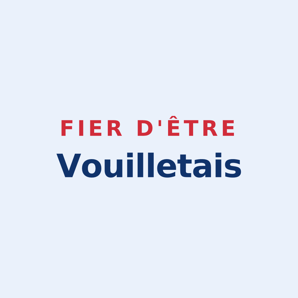 Sticker « Fier d'être Vouilletais » — design pour Vouillé