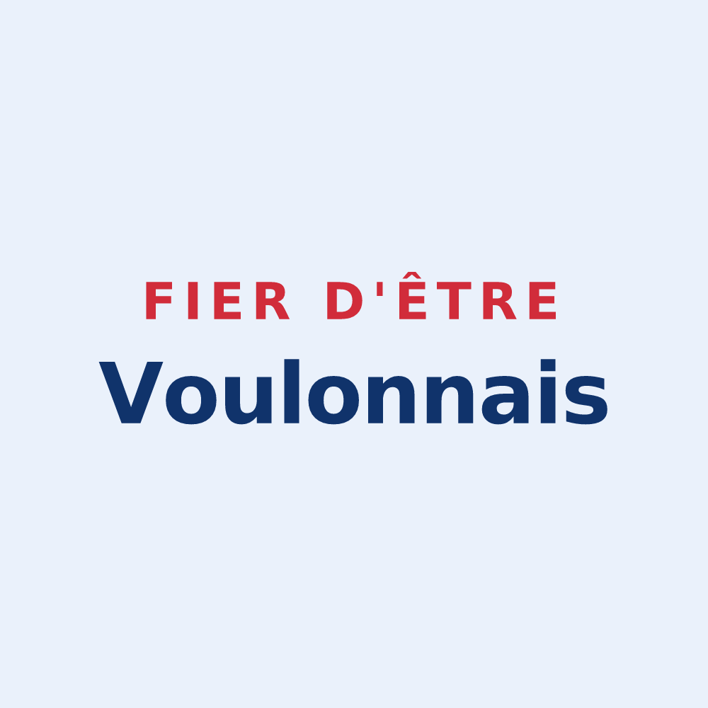 Sticker « Fier d'être Voulonnais » — design pour Voulon