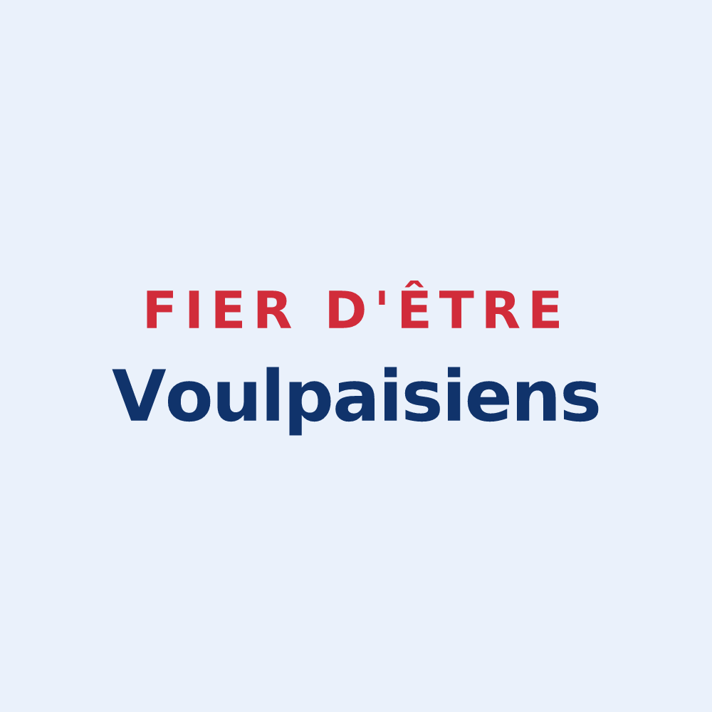 Sticker « Fier d'être Voulpaisiens » — design pour Voulpaix