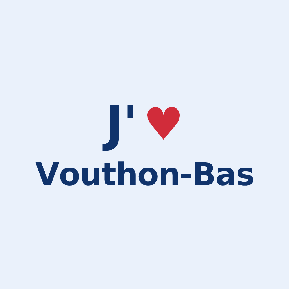 Sticker personnalisé Vouthon-Bas — design J'aime Vouthon-Bas
