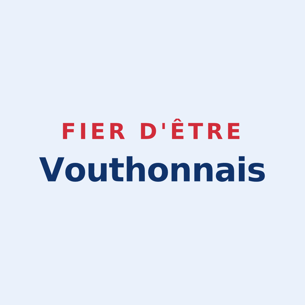 Sticker « Fier d'être Vouthonnais » — design pour Vouthon-Haut