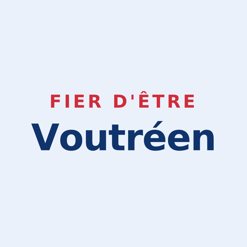 Sticker « Fier d'être Voutréen » — design pour Voutré