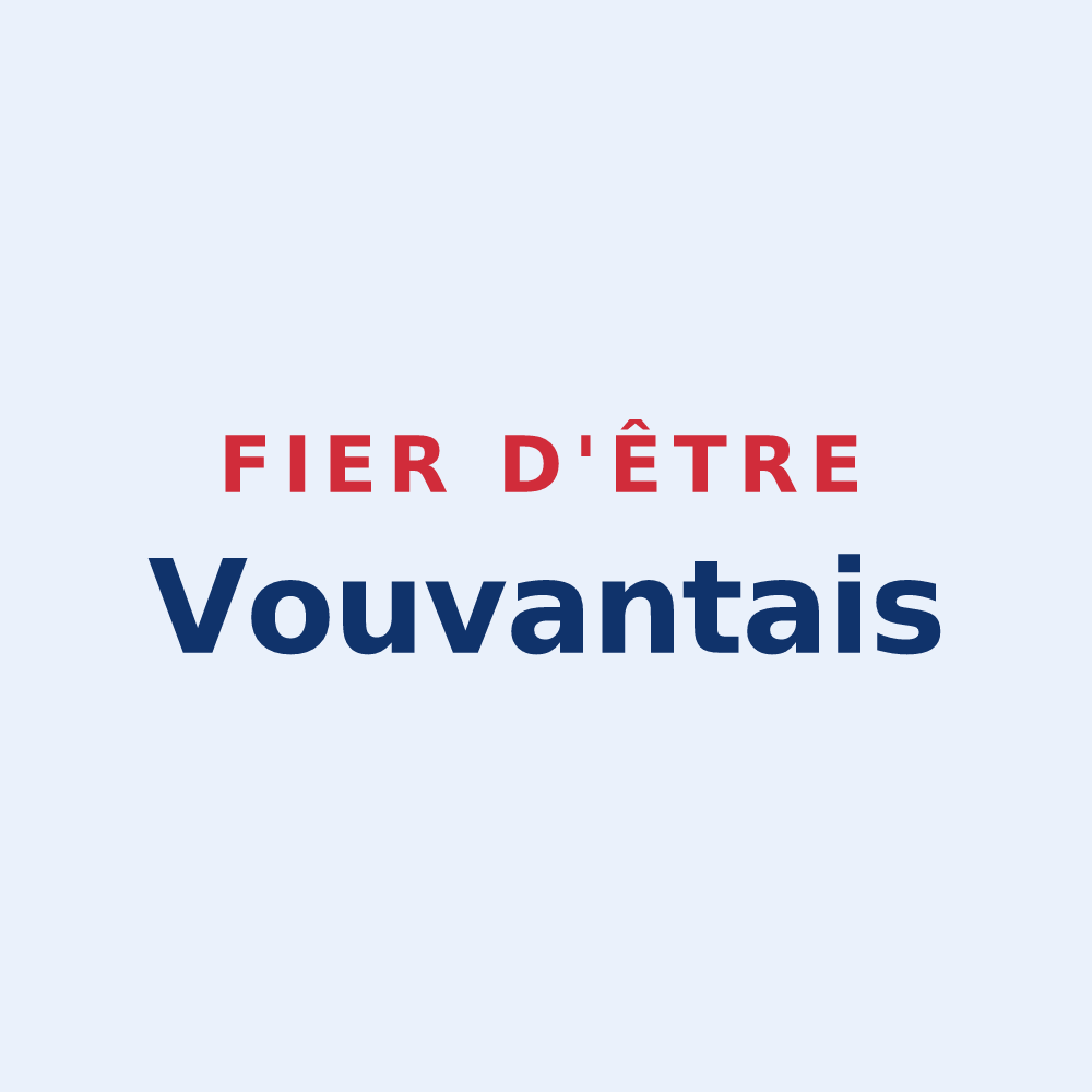 Sticker « Fier d'être Vouvantais » — design pour Vouvant