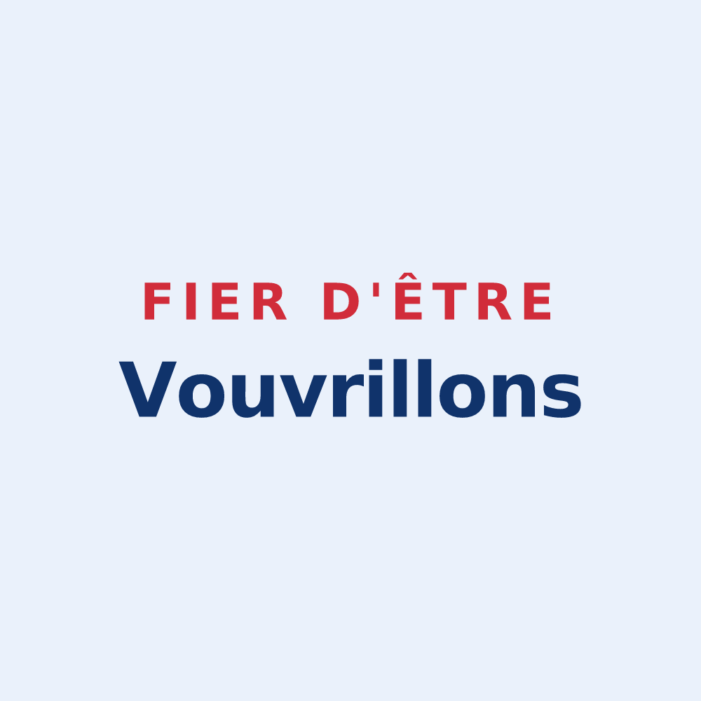 Sticker « Fier d'être Vouvrillons » — design pour Vouvray