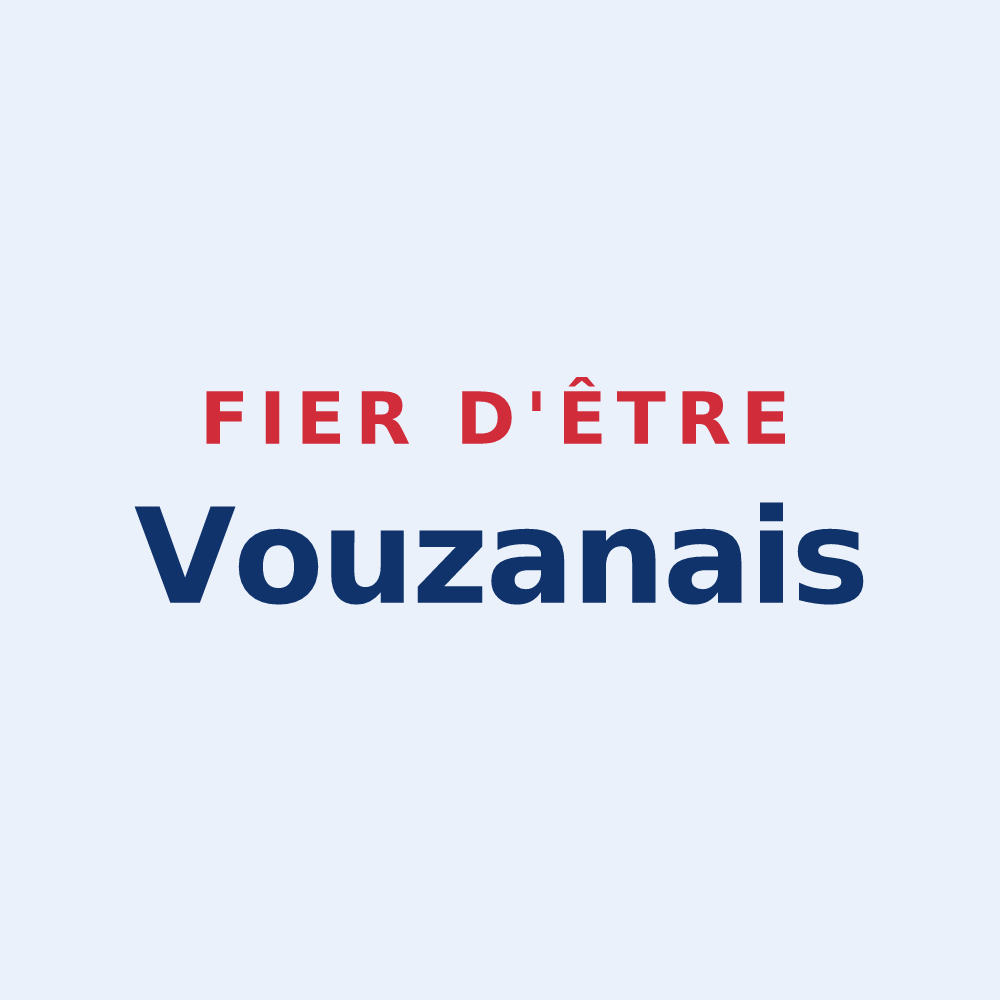 Sticker « Fier d'être Vouzanais » — design pour Vouzan
