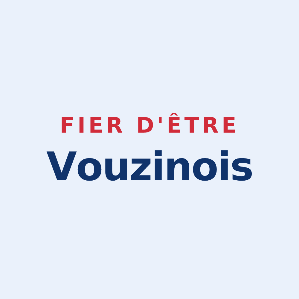 Sticker « Fier d'être Vouzinois » — design pour Vouziers