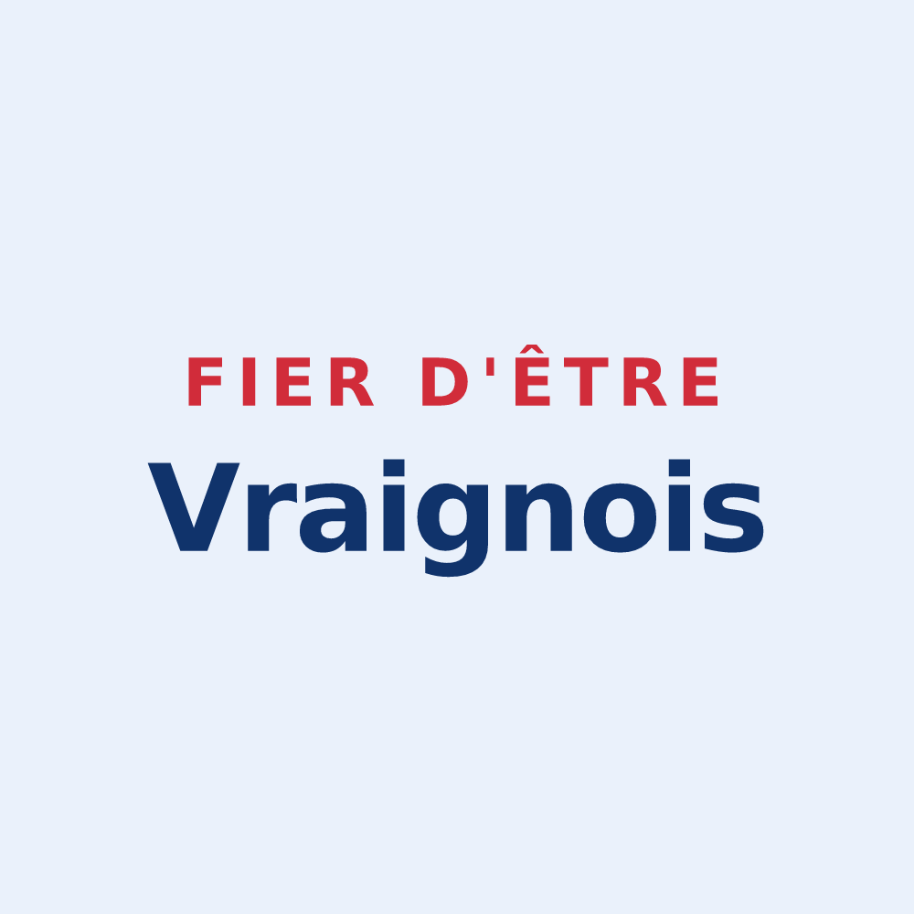 Sticker « Fier d'être Vraignois » — design pour Vraignes-en-Vermandois