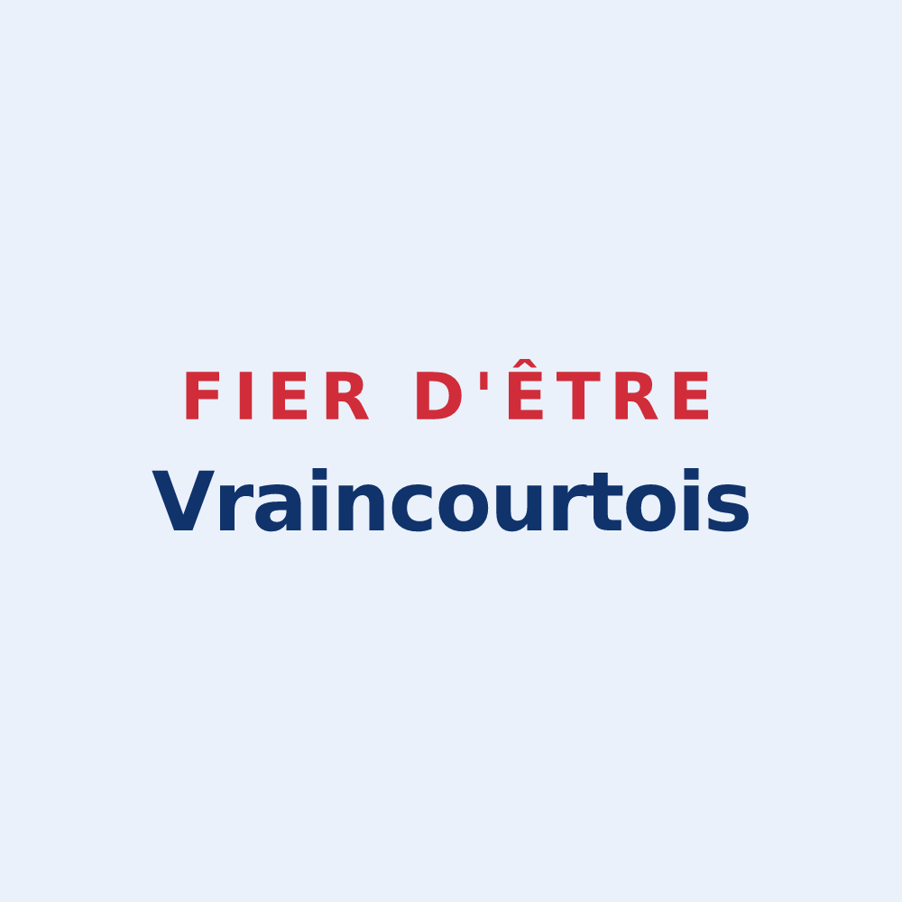 Sticker « Fier d'être Vraincourtois » — design pour Vraincourt