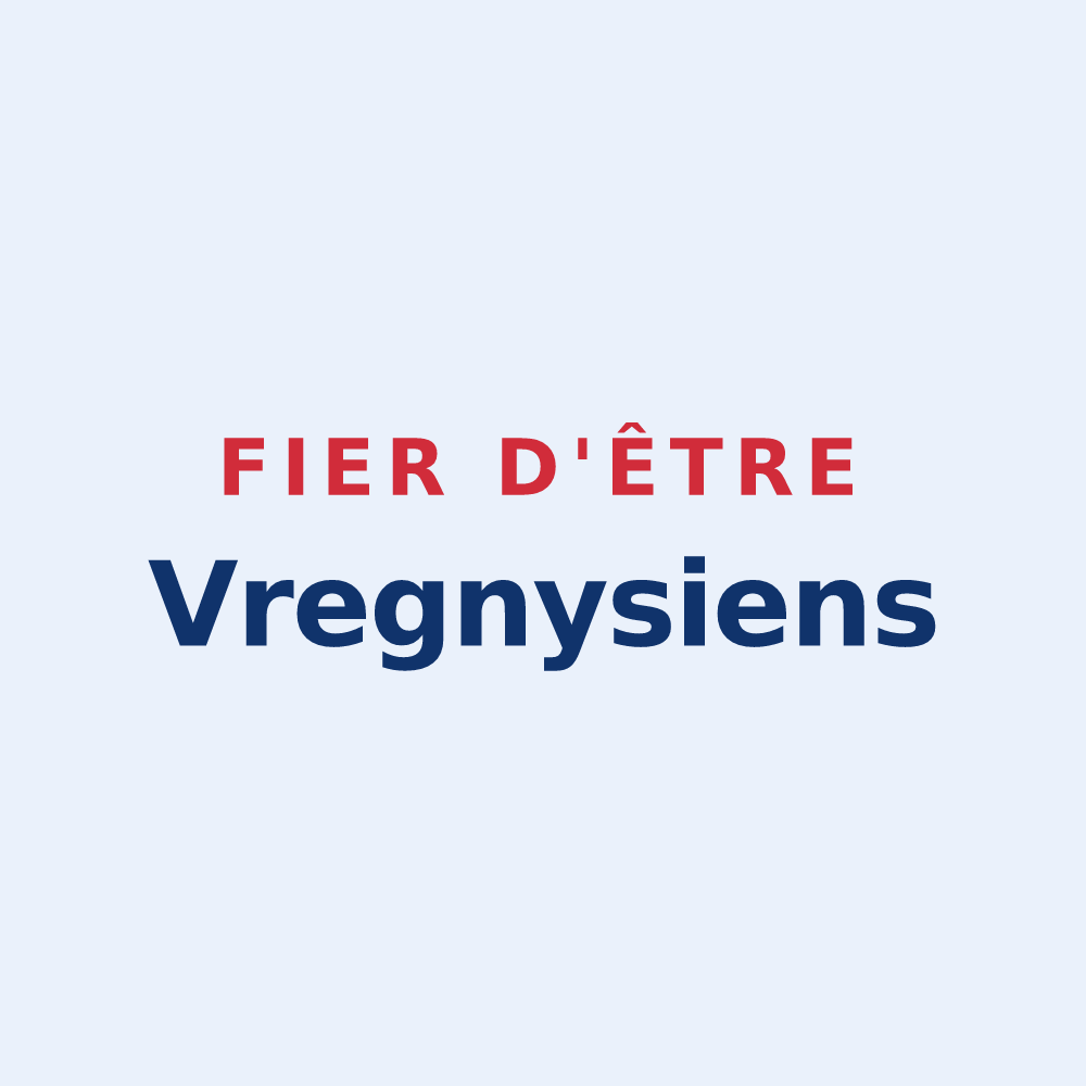 Sticker « Fier d'être Vregnysiens » — design pour Vregny