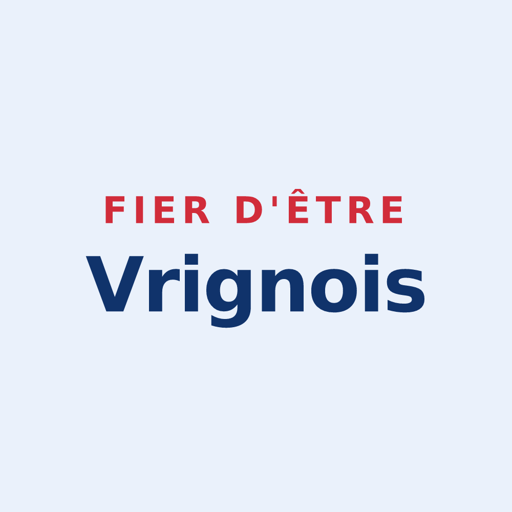 Sticker « Fier d'être Vrignois » — design pour Vrigne aux Bois