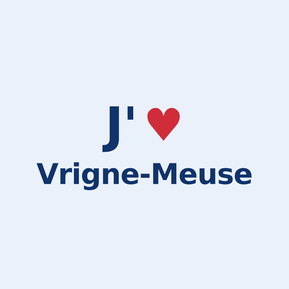 Sticker personnalisé Vrigne-Meuse — design J'aime Vrigne-Meuse