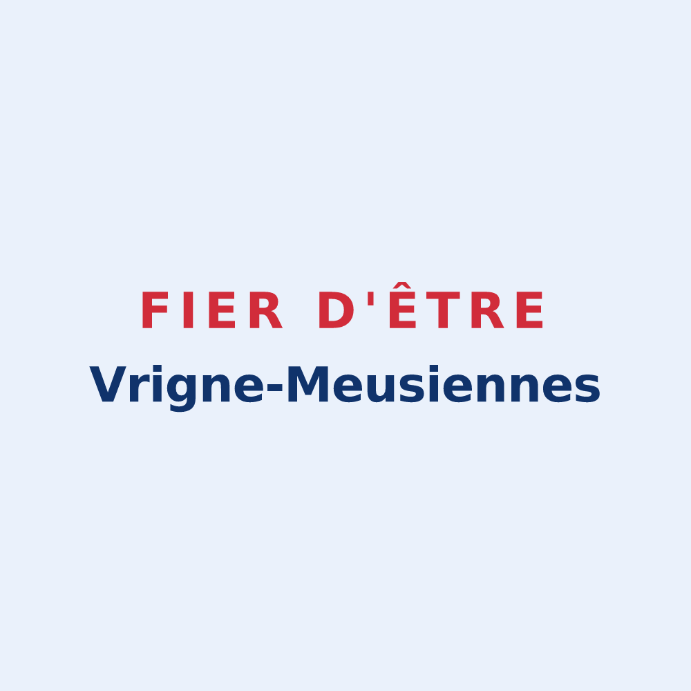 Sticker « Fier d'être Vrigne-Meusiennes » — design pour Vrigne-Meuse