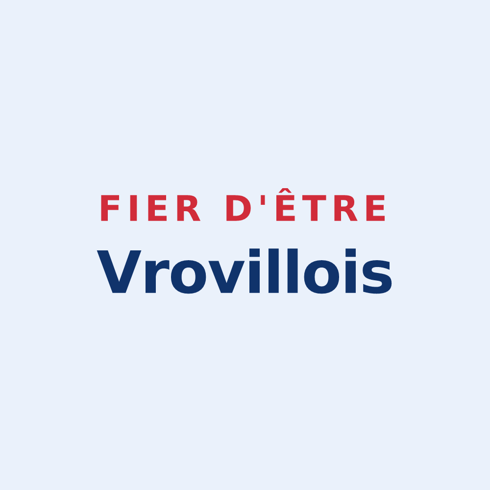 Sticker « Fier d'être Vrovillois » — design pour Vroville