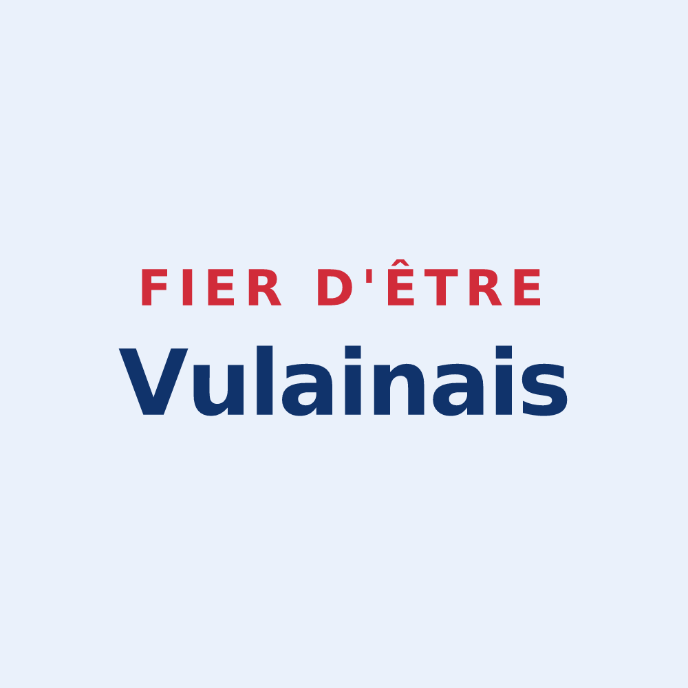 Sticker « Fier d'être Vulainais » — design pour Vulaines