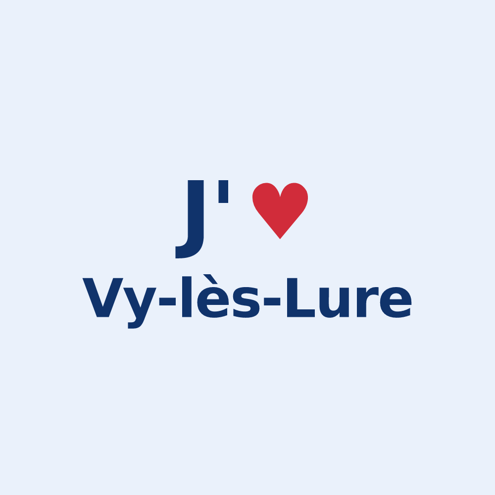 Sticker personnalisé Vy-lès-Lure — design J'aime Vy-lès-Lure
