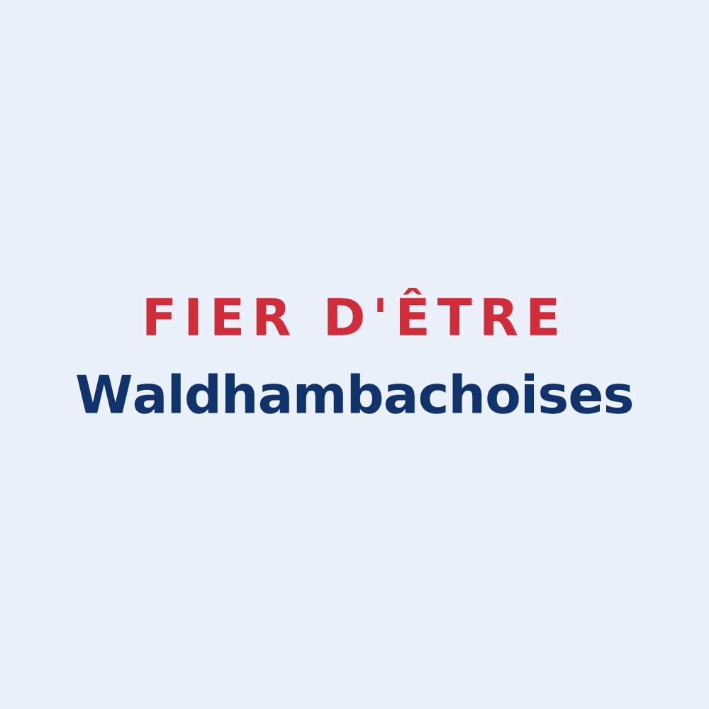 Sticker « Fier d'être Waldhambachoises » — design pour Waldhambach