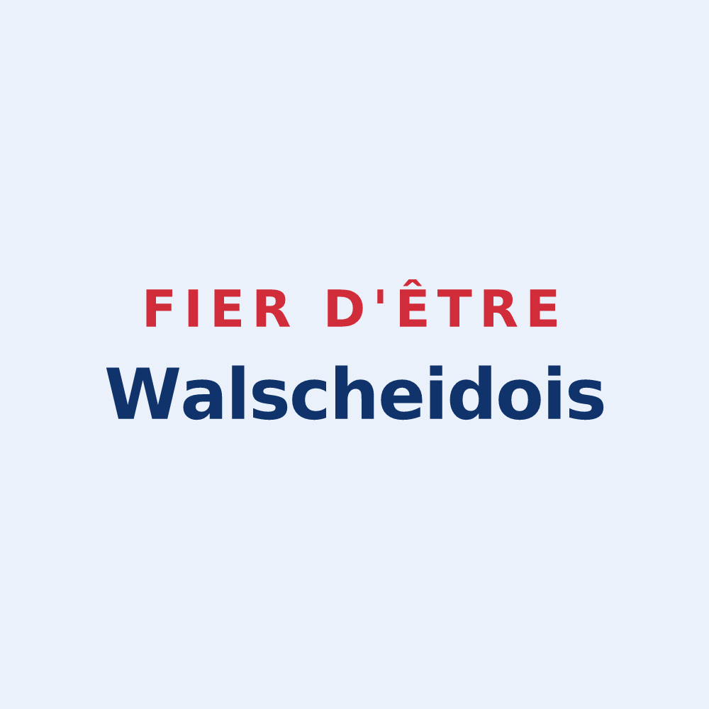 Sticker « Fier d'être Walscheidois » — design pour Walscheid