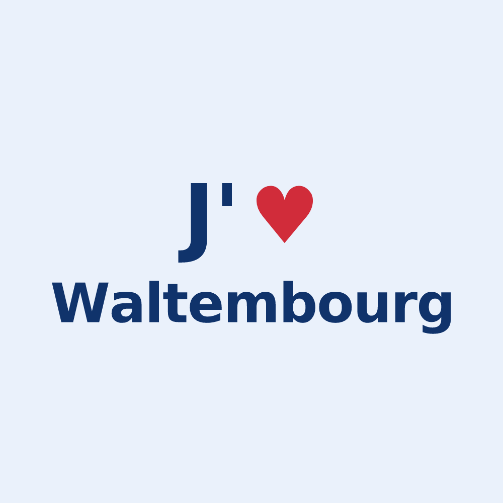 Sticker personnalisé Waltembourg — design J'aime Waltembourg