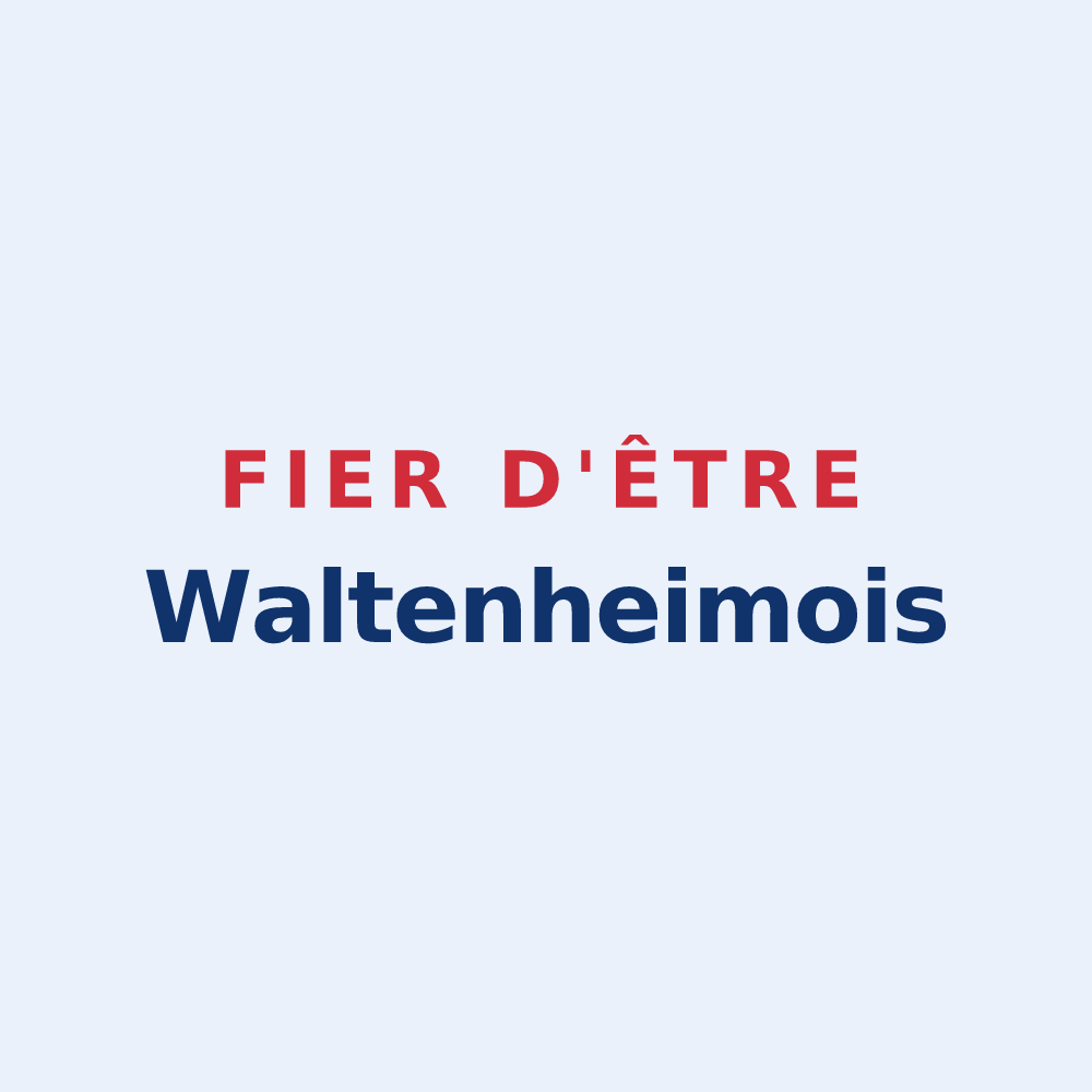 Sticker « Fier d'être Waltenheimois » — design pour Waltenheim