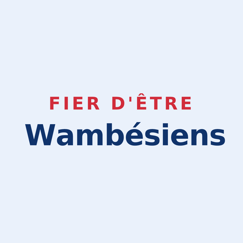 Sticker « Fier d'être Wambésiens » — design pour Wambaix