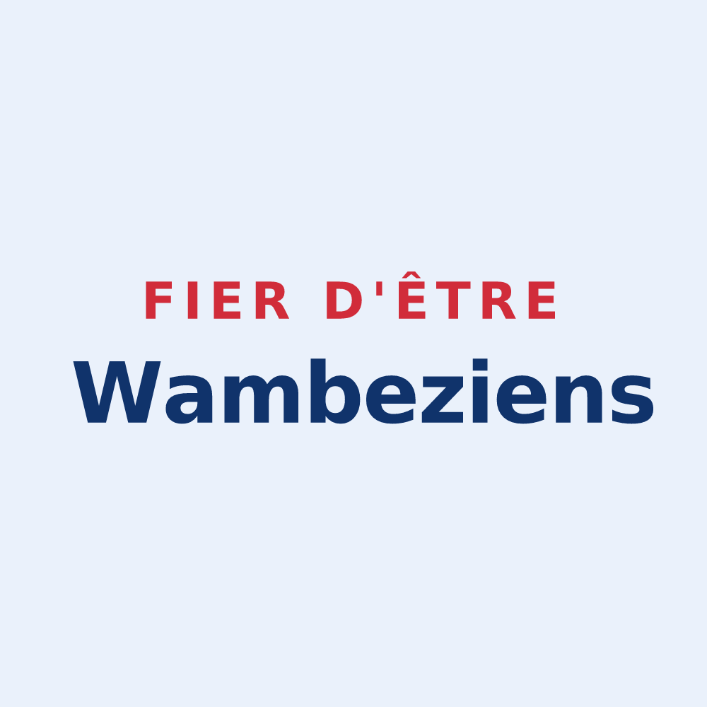 Sticker « Fier d'être Wambeziens » — design pour Wambez