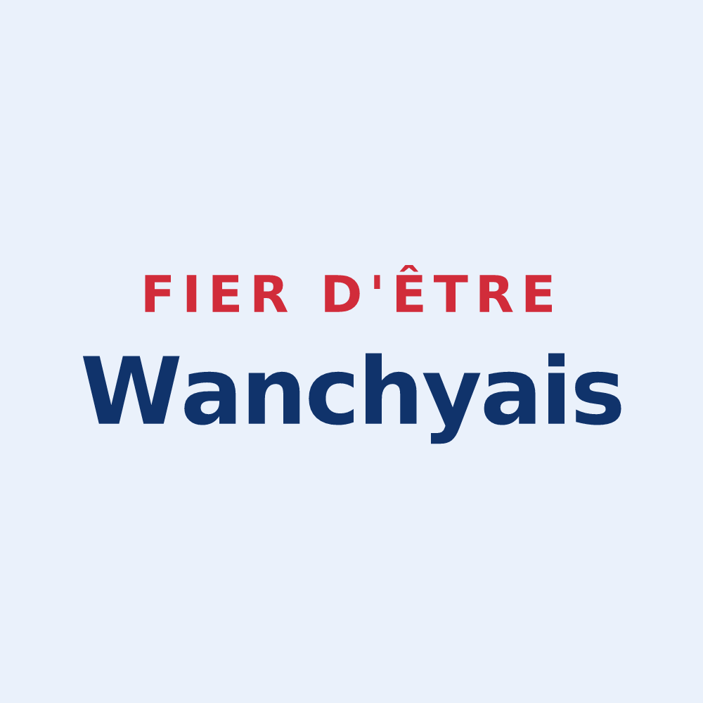 Sticker « Fier d'être Wanchyais » — design pour Wanchy-Capval
